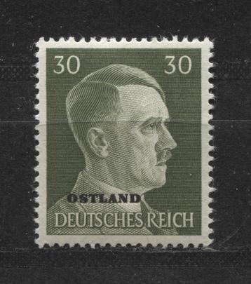 Duitse Adolf H postzegel met opdruk Ostland (15) beschikbaar voor biedingen