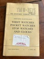 WO2 Amerikaans voorschrift horloge stopwatch klokken 1945, Amerika, Landmacht, Verzenden