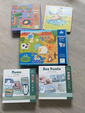 Djeco en Little Dutch spellen/puzzels beschikbaar voor biedingen