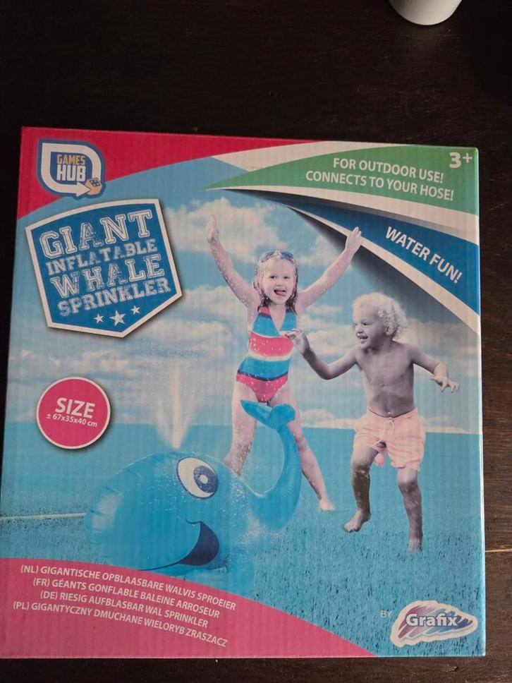Reuze Opblaasbare Walvis Sproeier - Nieuw!, Kinderen en Baby's, Speelgoed | Buiten | Los speelgoed, Nieuw, Ophalen of Verzenden