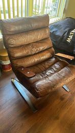 Originele Vintage COR Sinus Loungechair - Bruin Leder, Ophalen of Verzenden, Gebruikt, Leer, 75 tot 100 cm