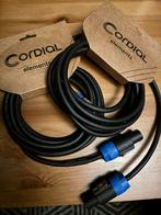 2x Cordial EL3LL215 Speakerkabel Speakon - 3 Meter, Ophalen of Verzenden, Nieuw, Speaker of Versterker