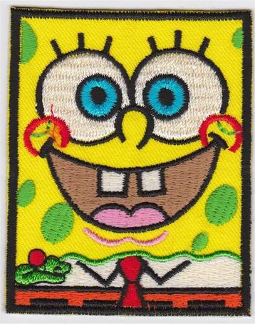 SpongeBob stoffen opstrijk patch embleem #2 beschikbaar voor biedingen