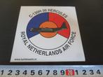sticker Leger Luchtmacht C-130H-30 Hercules Royal Netherlkan, Ophalen, Zo goed als nieuw, Bedrijf of Vereniging