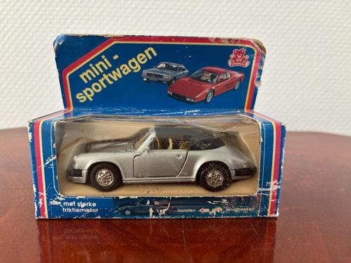 Vintage Mini-Sportwagen Porsche 911 (993) Cabrio Zilver 1:40, Kinderen en Baby's, Speelgoed | Speelgoedvoertuigen, Nieuw, Ophalen of Verzenden