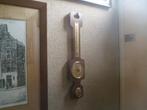 Houten WEERSTATION barometer thermometer hygrometer 58,5 cm., Ophalen of Verzenden, Gebruikt, Barometer