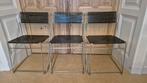 Three Nuova X-Line chairs stoelen, Huis en Inrichting, Gebruikt, Drie, Zwart, Ophalen of Verzenden