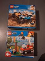 LEGO City Sets 60212 & 60218 barbecuebrand + woestijnralley, Ophalen of Verzenden, Nieuw, Complete set, Lego