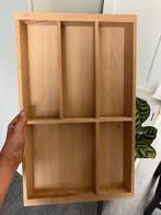 Rationell ikea hout houten bestek bak mand kist bruin, Huis en Inrichting, Ophalen of Verzenden, Zo goed als nieuw, Hout