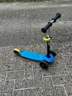 Blauwe kinderstep met 3 wielen, Ophalen of Verzenden, Gebruikt, Loopfiets