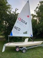 Zeer complete Laser te koop – Direct zeilklaar!, Watersport en Boten, Open zeilboten, Ophalen, Geen motor, Gebruikt, Overige brandstoffen