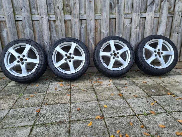 Winterbanden met velgen 17'', Auto-onderdelen, Banden en Velgen, Banden en Velgen, All Season, 17 inch, 225 mm, Personenwagen