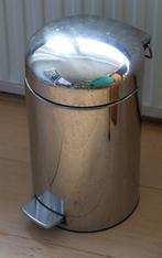 Brabantia pedaalemmer 12 liter, Gebruikt, Met pedaal, Ophalen of Verzenden, Metaal