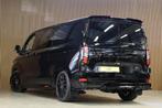 Ford Transit Custom 320 2.0 TDCI 170 PK L2H1 Limited DC | Du, Auto's, Bestelauto's, Stof, 4 cilinders, Zwart, Bedrijf