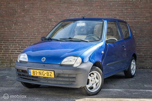 Fiat Seicento 1.1 Active | Nap | Apk 6-26 | Leer | LM Velgen, Auto's, Fiat, Bedrijf, Te koop, Seicento, Alarm, Centrale vergrendeling