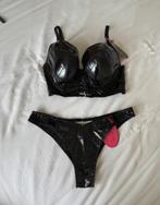 Hunkemoller leather setje, Hunkemöller, Verzenden, Zwart, Setje