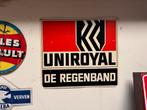 UNIROYAL banden oud reclamebord, Verzamelen, Merken en Reclamevoorwerpen, Reclamebord, Gebruikt, ., Ophalen of Verzenden