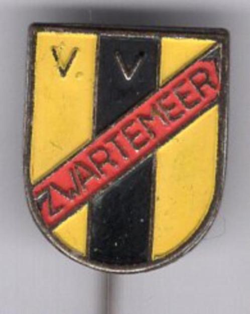 V.V. Zwartemeer zilverkleurig voetbalclub speldje ( Z_069 ), Verzamelen, Speldjes, Pins en Buttons, Zo goed als nieuw, Speldje of Pin