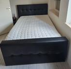 Boxspring 160 X 200, Ophalen, Gebruikt, Zwart, Tweepersoons