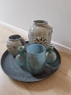 Dienblad met Vazen - Decoratief Ensemble, Ophalen, Overige materialen, Gebruikt, Schaal