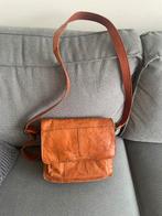 Leren tas en portemonnee, Sieraden, Tassen en Uiterlijk, Tassen | Schoudertassen, Ophalen of Verzenden, Zo goed als nieuw, Bruin