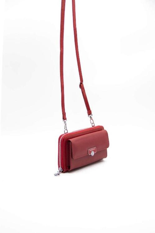 Zilver & Polo – Dames Portemonnee met Riem, Sieraden, Tassen en Uiterlijk, Tassen | Schoudertassen, Nieuw, Overige merken, Rood
