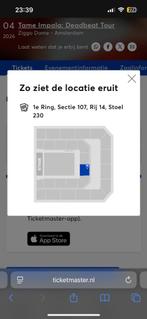 Tame Impala ticket - Amsterdam 04/05, Tickets en Kaartjes, Concerten | House, Techno en Trance, Eén persoon, Mei