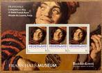 Postzegels pf. Met 4 KAARTEN. Frans Hals museum. Luitspeler, Postzegels en Munten, Na 1940, Ophalen of Verzenden, Postfris