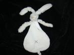 happy horse wit konijn haas knuffeldoekje wit, Ophalen of Verzenden, Zo goed als nieuw, Konijn