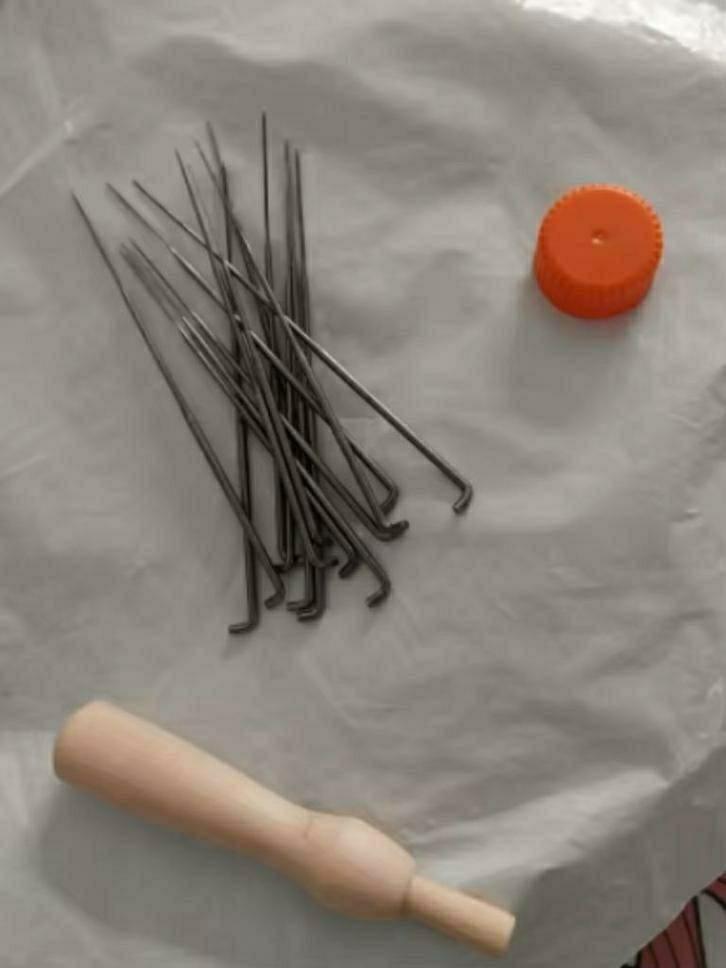 Naaldvilten naalden probeerset handvat met 15 naalden, Hobby en Vrije tijd, Vilt, Nieuw, Ophalen of Verzenden