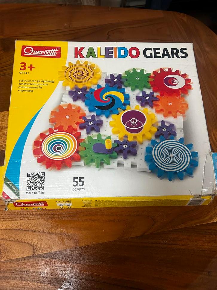 Quercetti Kaleido Gears Bouwdoos - Uren Speelplezier!, Kinderen en Baby's, Speelgoed | Educatief en Creatief, Zo goed als nieuw