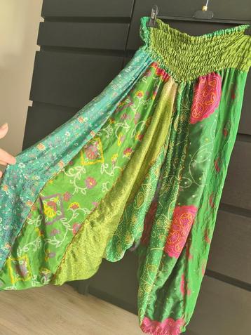 Harem broek Marrakech one size bohemian artisan zijde L  beschikbaar voor biedingen
