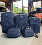 Koffer set Leonardo, Ophalen, Uitschuifbare handgreep, 50 tot 60 cm, Hard kunststof