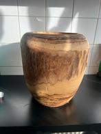 Stoere Houten Plantenpot, Huis en Inrichting, Woonaccessoires | Vazen, Ophalen, Overige materialen, Overige kleuren, Zo goed als nieuw