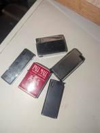 5 oude aanstekers. Ibelo pall mall kw piezo, Verzamelen, Rookartikelen, Aanstekers en Luciferdoosjes, Verzenden, Zo goed als nieuw