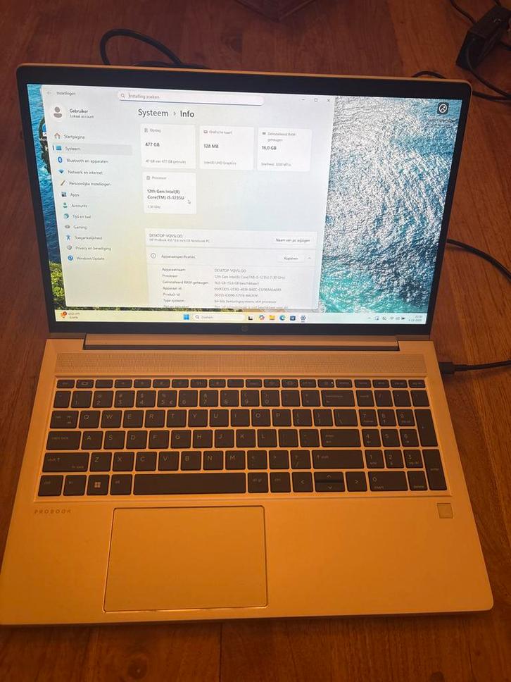 HP ProBook 450 G9 - i5 12th Gen - 16GB RAM - 512GB SSD, Computers en Software, Windows Laptops, Gebruikt, 15 inch, SSD, 2 tot 3 Ghz