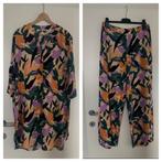 mooi pak set bel & bo xxl 44 46  broek + tuniek jurk herfst, Verzenden, Zo goed als nieuw, Zwart