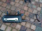 Uitlaat voor GY6 chinese retro 10inch 4tkt scooters, Fietsen en Brommers, Ophalen of Verzenden, Gebruikt, Uitlaat, Overige merken