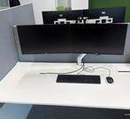 Complete Werkplek Set – 2x Dell dual arm Monitor + HP Dock +, Computers en Software, Monitoren, HDMI, Full HD, Zo goed als nieuw