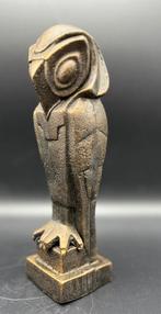 Art deco stijl uil van gietijzer., Ophalen of Verzenden
