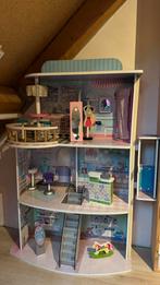 Kidcraft poppenhuis barbiehuis winkelcentrum met lift, Ophalen, Gebruikt