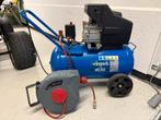 Compressor 8 bar - 50L + automatische luchthaspel, Doe-het-zelf en Verbouw, Compressors, Ophalen, Gebruikt, 6 tot 10 bar, Minder dan 200 liter/min