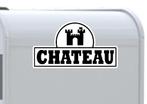 Chateau caravan camper sticker, Nieuw, Overige typen, Verzenden