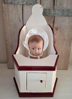 Brocante/vintage poppen/kakstoel, Ophalen of Verzenden