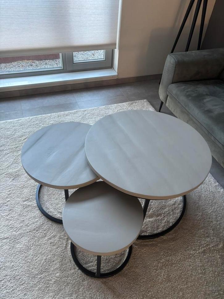 Salontafel set van 3, Huis en Inrichting, Tafels | Salontafels, Zo goed als nieuw, 50 tot 75 cm, 50 tot 100 cm, 100 tot 150 cm
