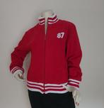 Baseball vest, rood met witte strepen. Mt. 42., Ophalen of Verzenden, Zo goed als nieuw, Maat 42/44 (L), Rood