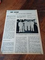 Knipsel Willem Ruys 4 kapiteins Hoek, v.d. Heuvel, Destree, Ophalen of Verzenden, Zo goed als nieuw, Kaart, Foto of Prent