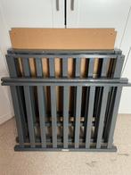 Bopita baby box grijs, Kinderen en Baby's, Boxen, Ophalen, Gebruikt, Rechthoekig, In hoogte verstelbaar