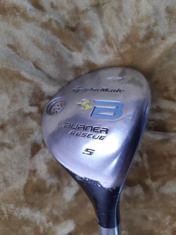 TaylorMade Burner Rescue 5 superfast Flex L met nieuwe grip beschikbaar voor biedingen