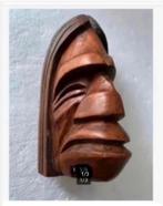 Korting Brocante houten indianen beeld, 11 x 6 x 5,5 cm, Ophalen of Verzenden